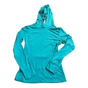 Fabletics phoenix Teal Long Sleeve Hoodie size Small
